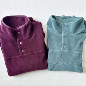 32 Degrees Women’s Fleece Pullovers - set of 2 Size S